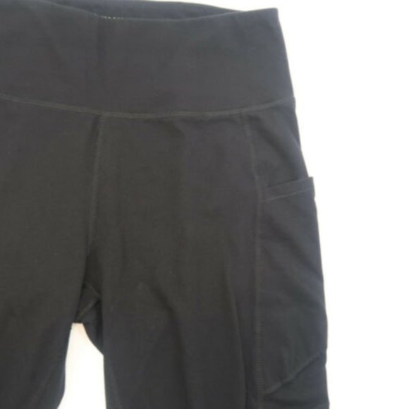 Earth Yoga Mid Calf Organic Leggings w/ Pockets - Picture 3 of 3